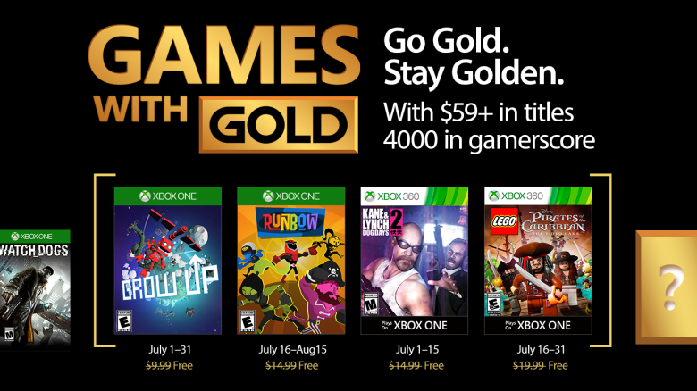 Games with Gold July 2017